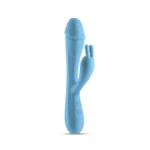 Obsessions - Scarlett - Plavi silikonasti vibrator sa stimulansom klitorisa i G tačke