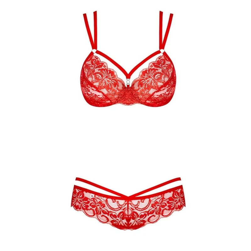Obsessive 860-SET-3 crveni vekend set u S/M 2 kom.