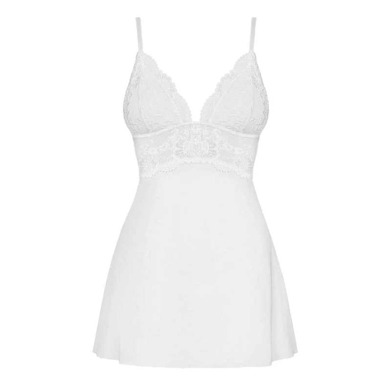 Obsessive bijeli babydoll i tanga S/M
