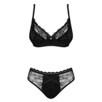 Obsessive crni 2-pcs set L/XL za odrasle