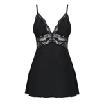 Obsessive crni babydoll i thong S/M