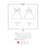 Obsessive crveni babydoll i tanga L/XL