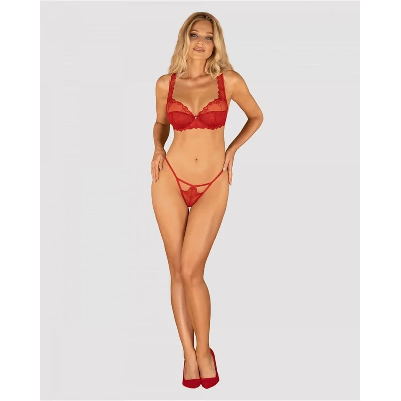 Obsessive Lonesia crveni set 2 kom S/M