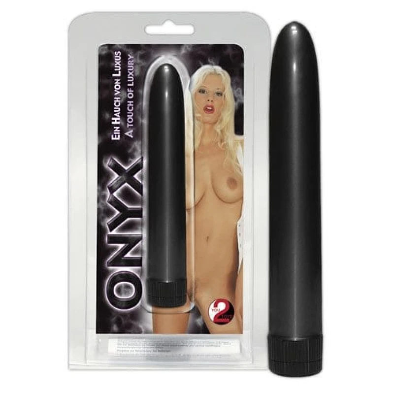 Onyx Vibrator za intenzivnu stimulaciju - crni
