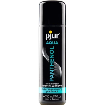 pjur AQUA Panthenol 250 ml - Vodenasti lubrikant sa regenerativnim učinkom - Sexy Shop