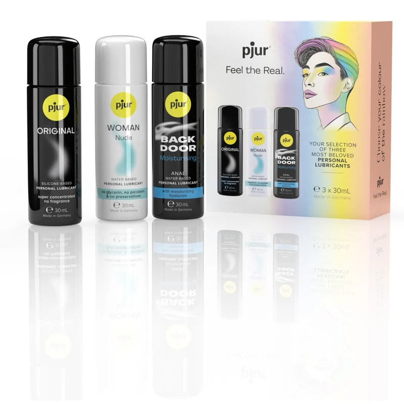 Pjur Pride Box - set lubrikanata za parove 90 ml