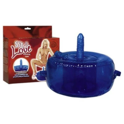 Plavi jastučić sa vibratorom i bočnim držačima - Sexy Shop
