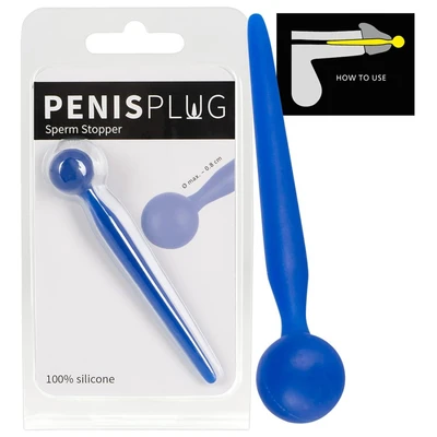 Plavi penis plug You2Toys, 9.6 cm - Sexy Shop