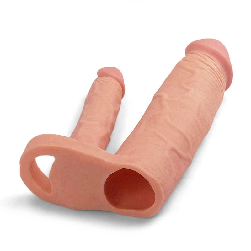 Pleasure X-tender dvostruka navlaka za penis 16cm