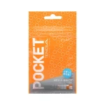 POCKET TENGA HEXA-BRICK - Prijenosni užitak za odrasle, prozirni 8cm