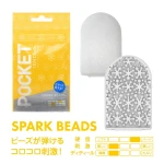POCKET TENGA SPARK BEADS - Prozirna igračka za odrasle