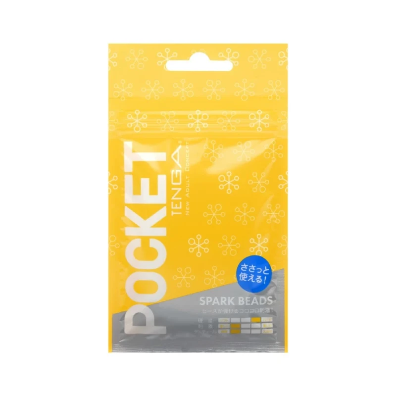 POCKET TENGA SPARK BEADS - Prozirna igračka za odrasle