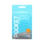 POCKET TENGA WAVE LINE - Prozirna igračka za odrasle, dužina 8cm