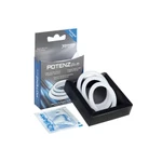 POTENZplus Prozirni 3er Set Cock Ringova (S, M, L) - Vodootporni