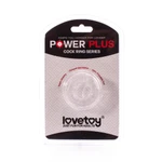 POWER PLUS prozirni cockring za veće uživanje