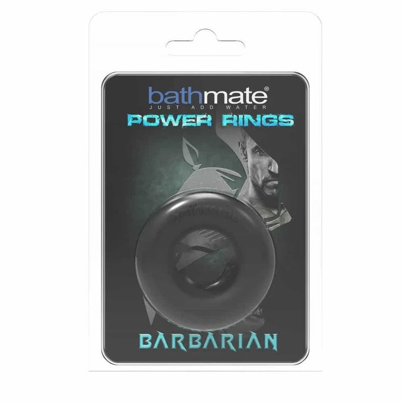 Power Ring Barbarian - Crni vodootporni penis prsten