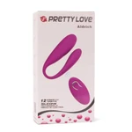Pretty Love Aldrich vibrator sa daljinskim upravljačem, 12 funkcija, vodootporan, rozi, dužina 9,5 cm