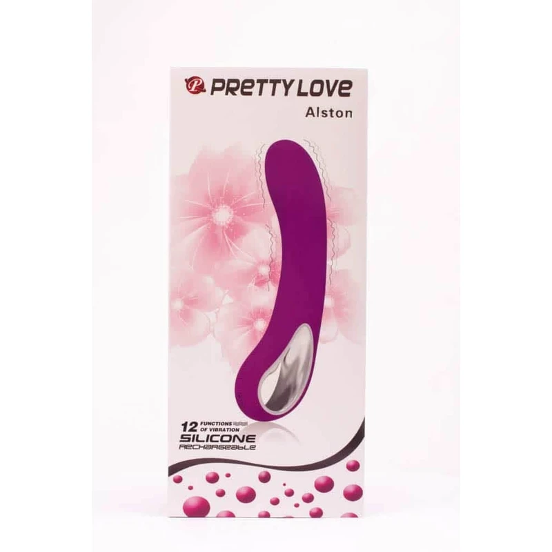 Pretty Love Alston Ljubičasti Vibrator za G-tačku 19,5 cm Vodootporni USB Punjač