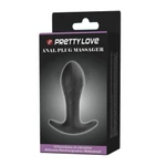 Pretty Love Analni Masirač sa 12 Vibracija Crni