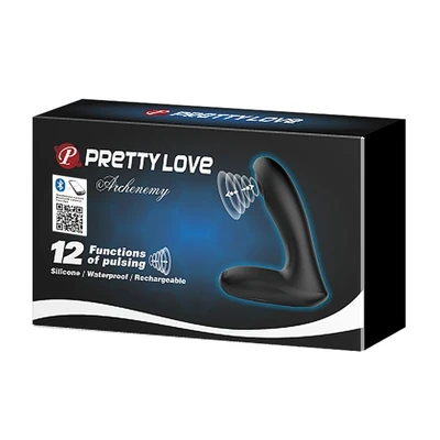 Pretty Love Archenemy Vibrirajući Silikonski Analni Masažer sa Aplikacijom - Sexy Shop