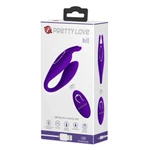 Pretty Love Bill Purple - Ljubičasti vibrator sa daljinskim upravljačem za parove, vodootporni, 12 funkcija, G tačka