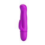 Pretty Love Blithe ljubičasti vibrator sa stimulansom klitorisa i G tačke, vodootporan, 11cm