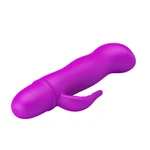Pretty Love Blithe ljubičasti vibrator sa stimulansom klitorisa i G tačke, vodootporan, 11cm