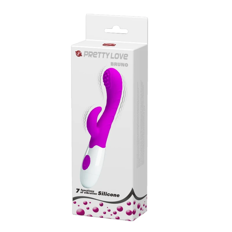 Pretty Love Brun clitoral i G-tačka vibrator sa 7 vibracionih funkcija, vodootporan, ljubičasti