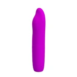 Pretty Love Burk - Ljubičasti vibrator sa klitoris stimulatorom i rotacijom