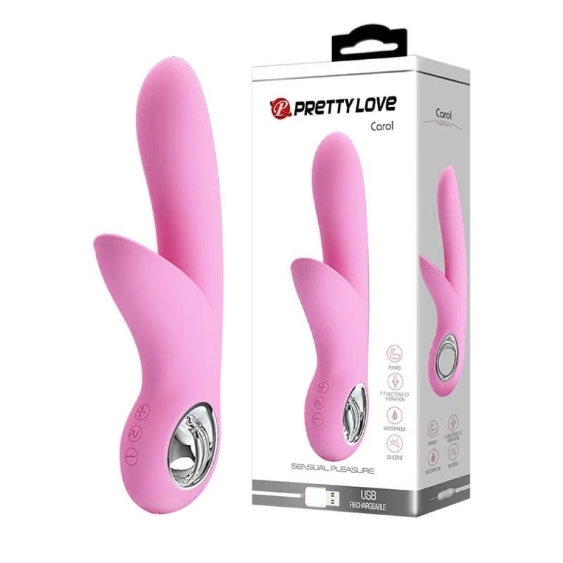 Pretty Love Carol Pink Rabbit Vibrator sa Klitoralnom Stimulacijom