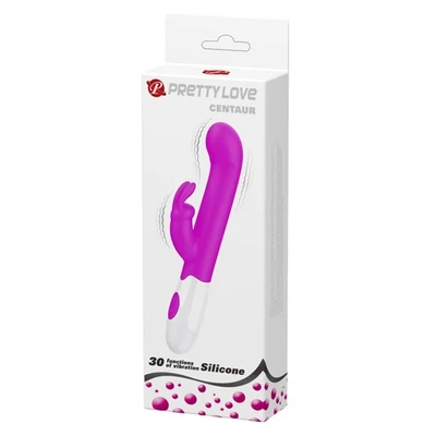 Pretty Love Centaur - vibrator sa 30 funkcija za klitoralnu stimulaciju, ljubičasti, vodootporan - Sexy Shop