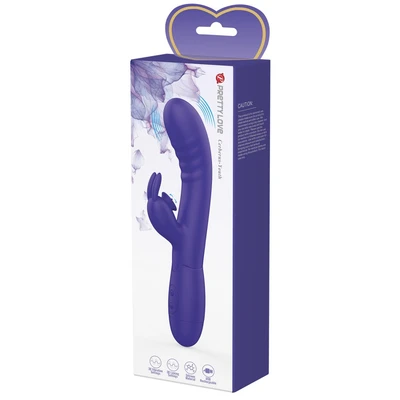 Pretty Love Cerberus - Plavi vibrator sa stimulansom klitorisa i G tačkom, 30 funkcija, vodootporan - Sexy Shop