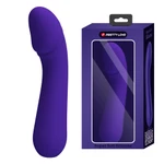 Pretty Love Cetus Purple II - Silikonski vibrator za G tačku, 15cm, vodootporni