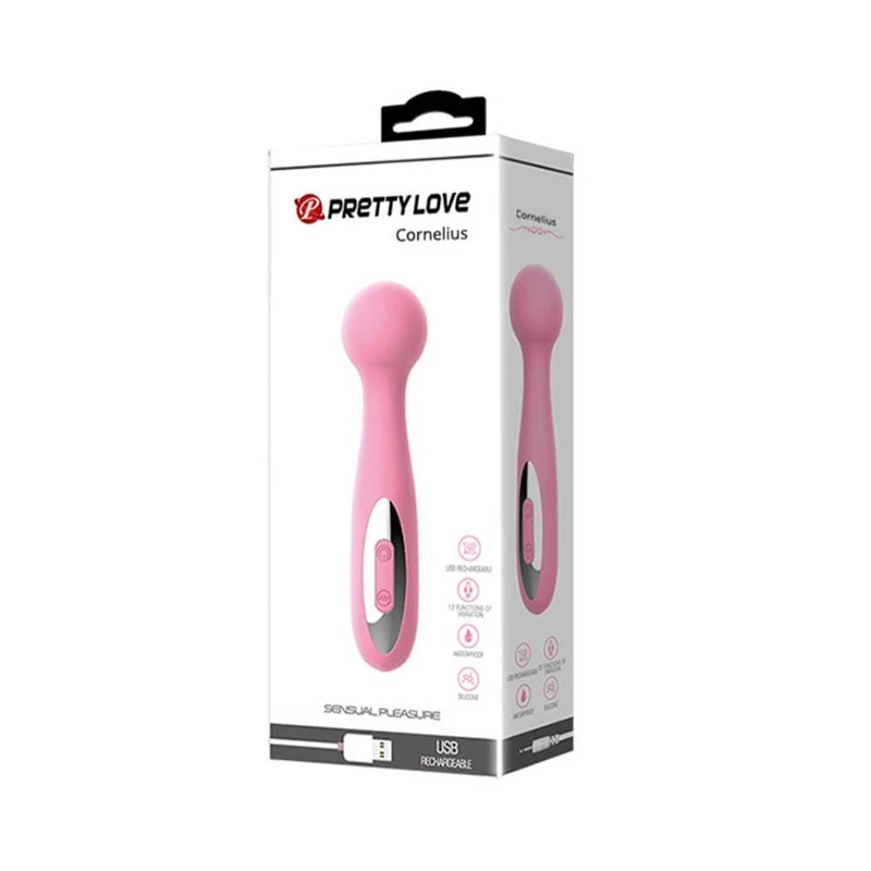 Pretty Love Cornelius - Roze vodootporni vibrator sa 12 funkcija masaže
