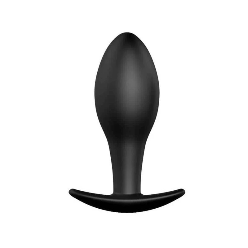 Pretty Love Crni Velvet Silikonski Butt Plug 8,5 cm