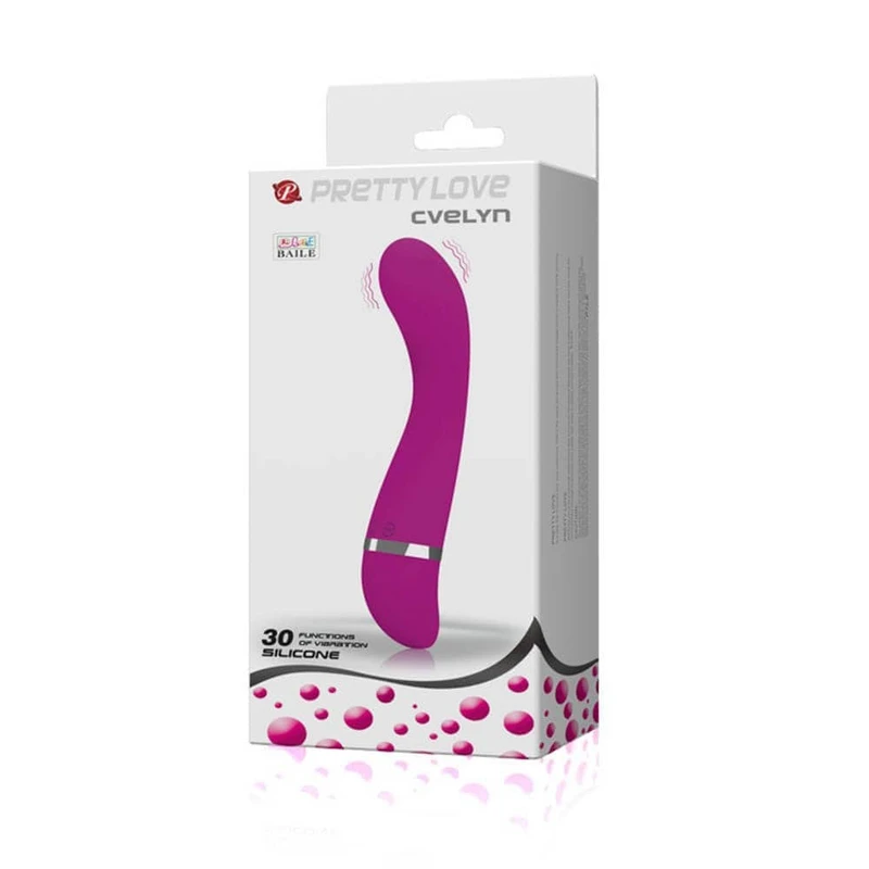 Pretty Love Cvelyn G-spot vibrator 30 funkcija ljubičasti 19,8cm vodootporni