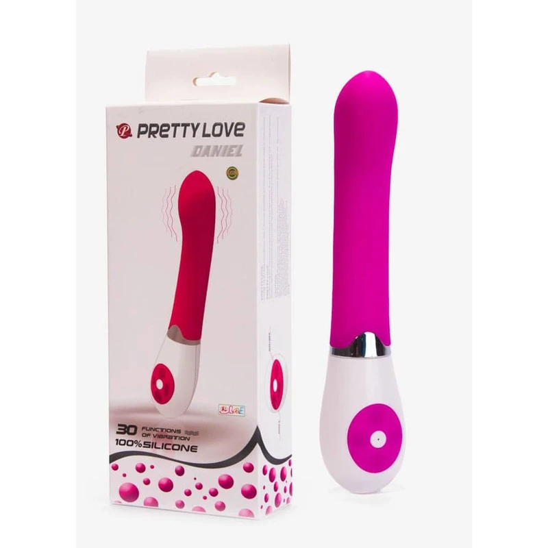 Pretty Love Daniel Purple vibrator sa 30 vibracionih obrazaca, ljubičasti, vodootporni, G tačka