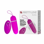 Pretty Love Debby - Daljinski Upravljač Vibrirajuće Jaje, Vodootporno, Ljubičasto, 12 Funkcija