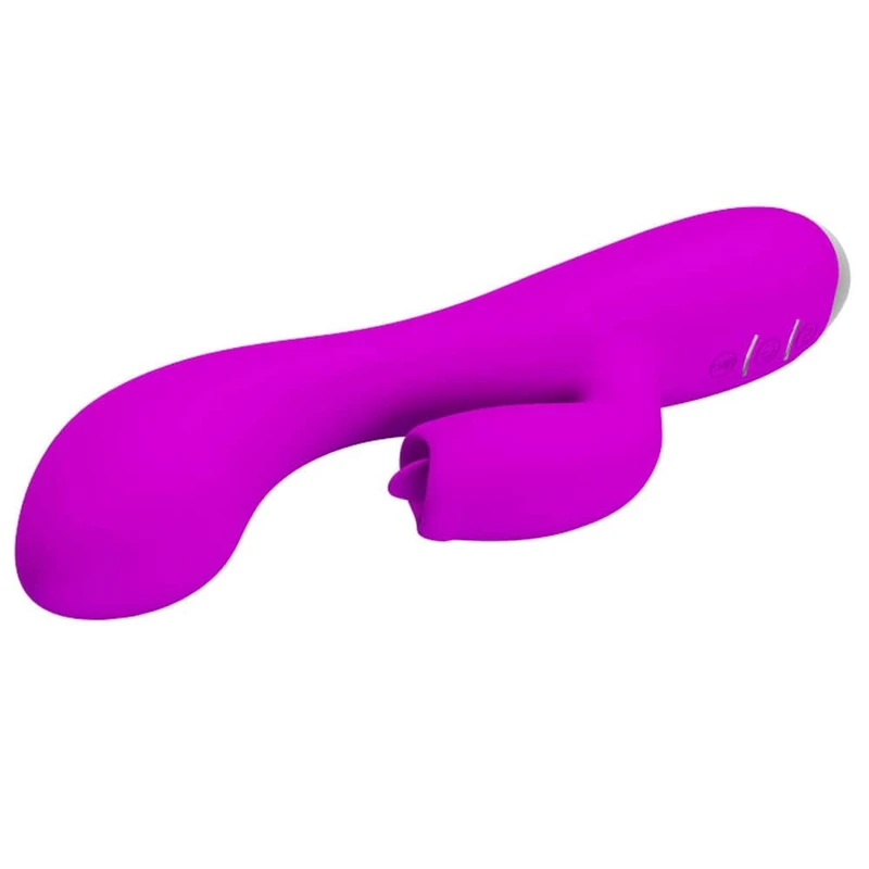 Pretty Love Doreen ljubičasti vibrator sa klitoralnim stimulansom