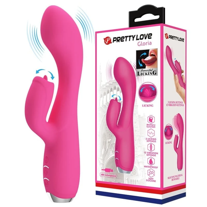 Pretty Love Doreen Vibrator sa stimulansom klitorisa - Roza