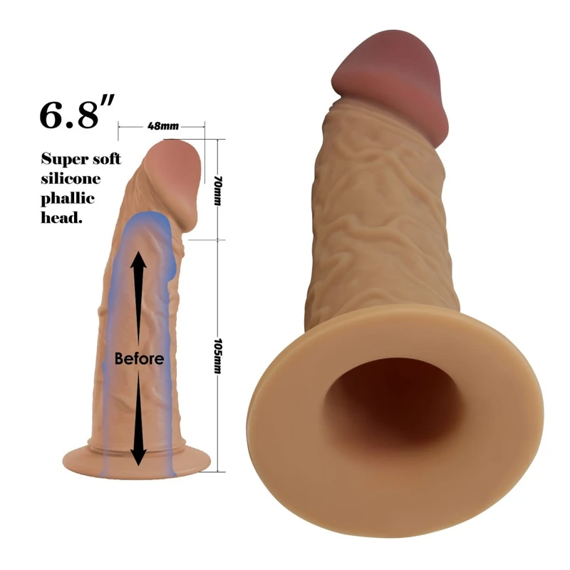 Pretty Love Draven Vibrirajući Strap-On Dildo Sa Daljinskim Upravljačem