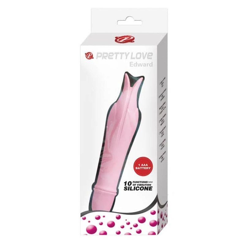 Pretty Love Edward Baby Pink vibrator za G-tačku sa klitoralnom stimulacijom, vodootporan
