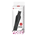 Pretty Love Edward crni vibrator u obliku delfina sa stimulansom G-tačke i klitorisa, vodootporan