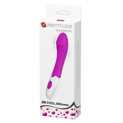 Pretty Love Elemental 30-funkcionalni vibrator za uživanje u ljubičastoj boji, vodootporan, za G tačku, 19cm - Sexy Shop