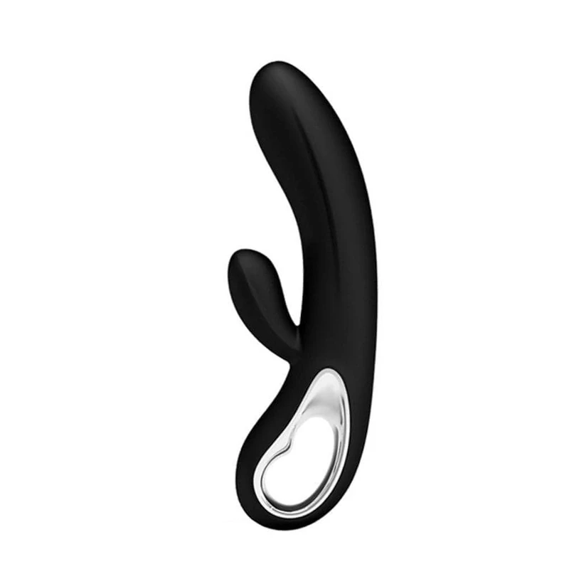 Pretty Love Elmer Crni Rabbit Vibrator sa Klitoralnim Stimulansom, Vodootporan, 12 Funkcija