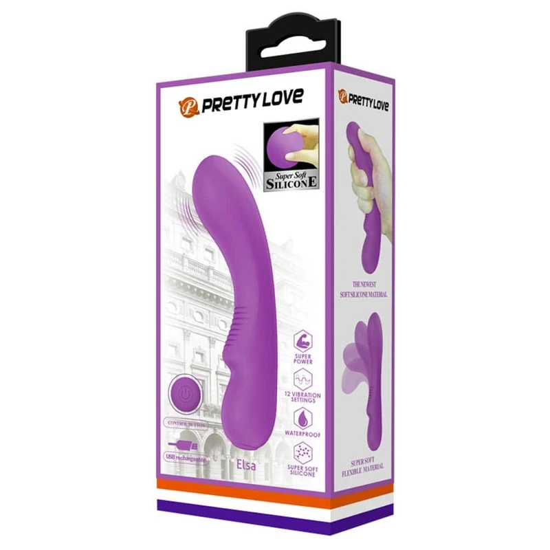 Pretty Love Elsa Ljubičasti Vibrator sa 12 Funkcija