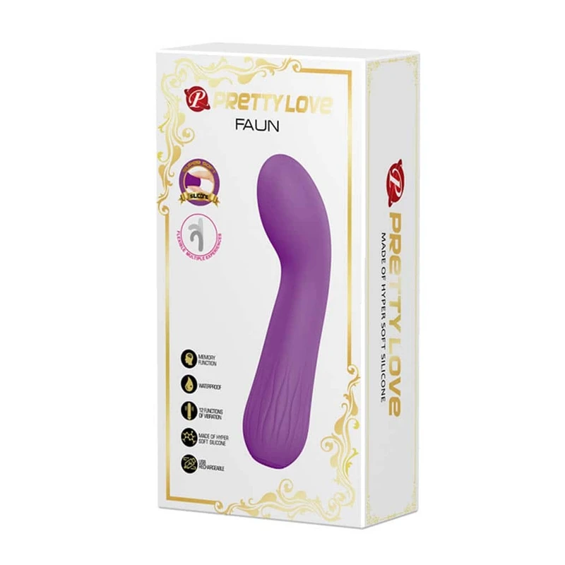 Pretty Love Faun Ljubičasti G-tačka vibrator sa silikonskim dodirima