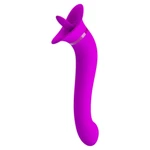 Pretty Love Faust vibrator sa ližnim i vibracionim funkcijama, ljubičasti