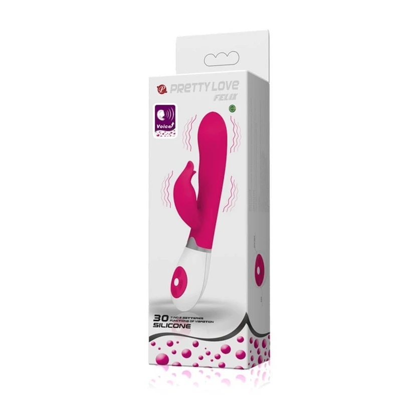 Pretty Love Felix Pink G-spot vibrator sa stimulansom klitorisa