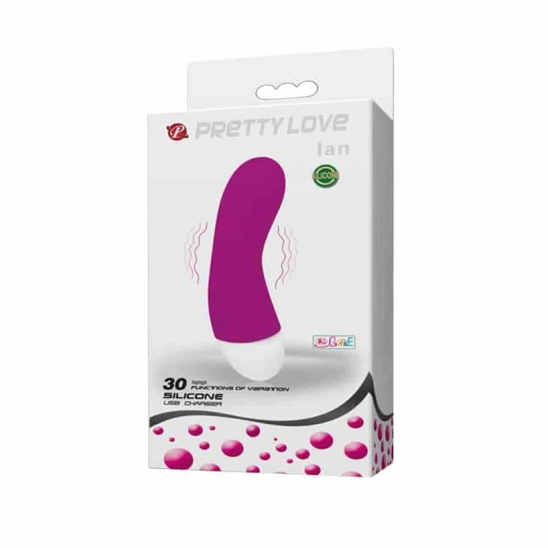Pretty Love G-spot vibrator sa 30 funkcija - Ljubičasti silikon, vodootporan, 12cm
